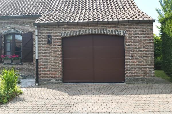 Retro garagedeur RAL 8016