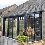 Zwarte steellook serre
