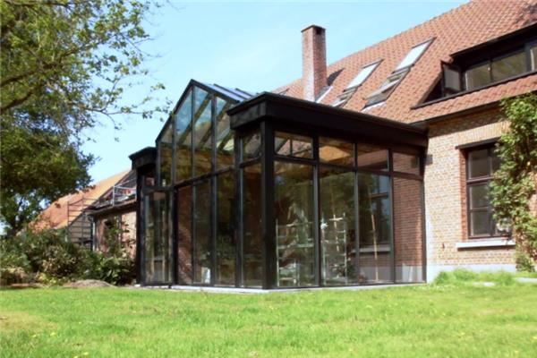 Serre met plat dak - Van Den Bergh