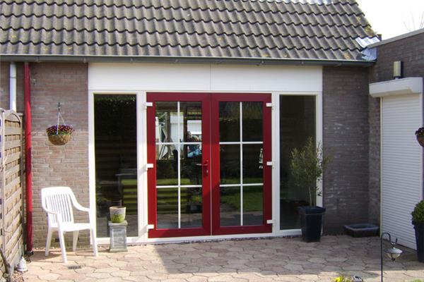 Kozijnen in 2 kleuren, kunststof