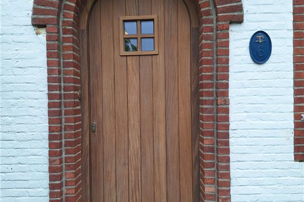 Houten voordeur